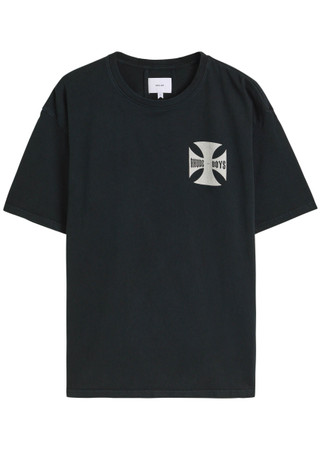 RHUDE Logo print cotton T-shirt | Harvey Nichols