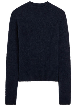 DRIES VAN NOTEN Texas textured alpaca-blend jumper | Harvey Nichols
