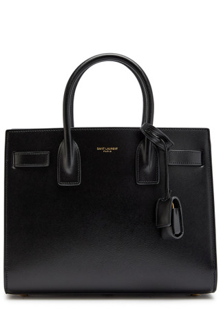 SAINT LAURENT Sac De Jour mini leather top handle bag | Harvey Nichols