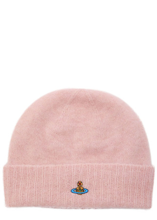 VIVIENNE WESTWOOD Logo-embroidered alpaca-blend beanie | Harvey