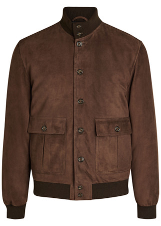 VALSTAR Valstarino quilted suede jacket | Harvey Nichols