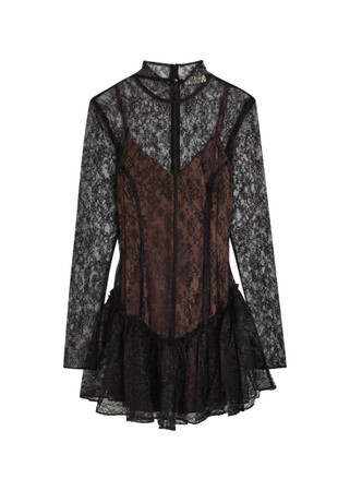 eden lace mini dress Edena Cotton Victorian Mini Dress main image 0