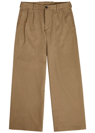 OUR LEGACY Bridge wide-leg chino trousers | Harvey Nichols