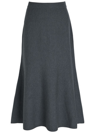 SIMKHAI Atwood wool midi skirt | Harvey Nichols