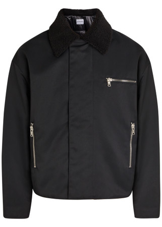 MKI MIYUKI ZOKU Padded shearling-collar nylon jacket | Harvey Nichols