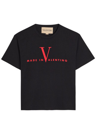 VALENTINO GARAVANI Logo-print cotton T-shirt | Harvey Nichols