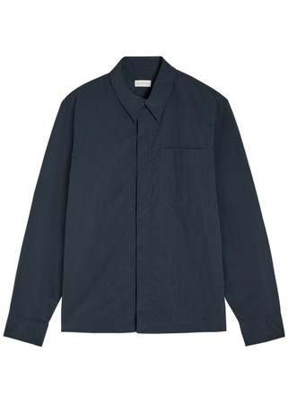 11SS DRIES VAN NOTEN 染色シャツ 抜染 52サイズ XL DRIES VAN NOTEN Corran crinkled nylon overshirt | Harvey Nichols
