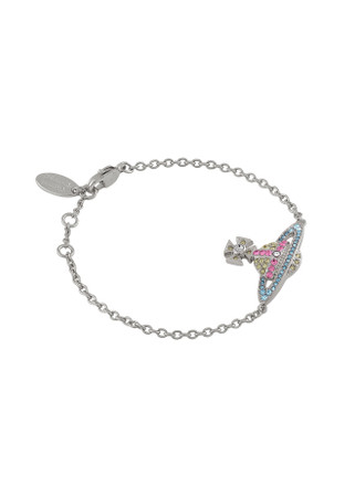 VIVIENNE WESTWOOD Kika crystal-embellished orb bracelet | Harvey