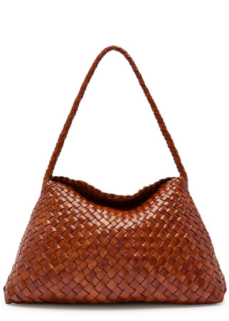 DRAGON DIFFUSION Santa Maria woven leather shoulder bag | Harvey