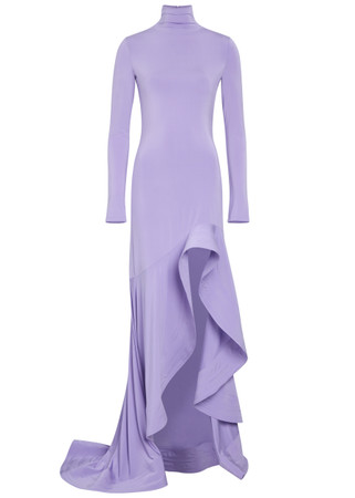 STELLA MCCARTNEY Cascading stretch-jersey mini dress | Harvey Nichols