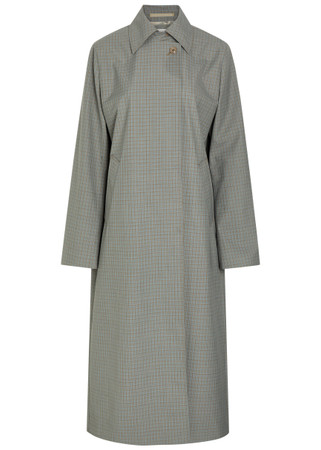 OUR LEGACY Capital checked woven trench coat | Harvey Nichols