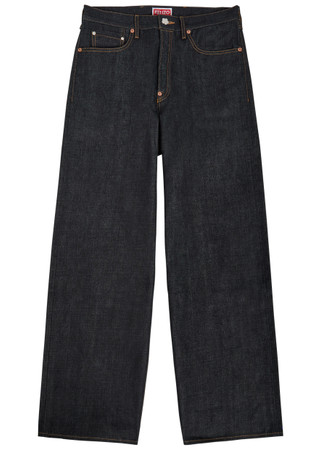 KENZO Turn-up wide-leg jeans | Harvey Nichols