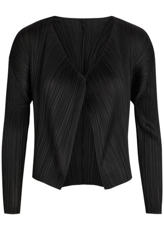 PLEATS PLEASE ISSEY MIYAKE Pleated woven cardigan | Harvey Nichols