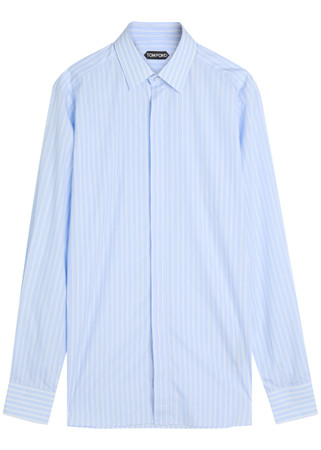 TOM FORD Striped cotton shirt | Harvey Nichols