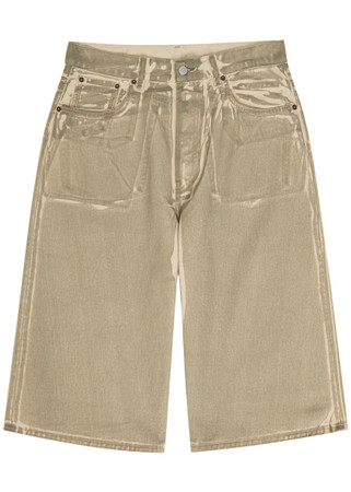 ACNE STUDIOS Two-tone denim shorts | Harvey Nichols