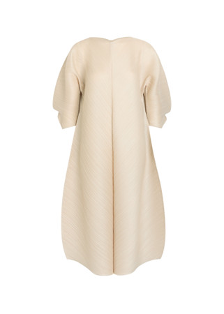 PLEATS PLEASE☆極美品☆ セ－ラ－チュニックISSEY MIYAKE ISSEY MIYAKE PLEATS PLEASE Pleated woven midi dress | Harvey Nichols