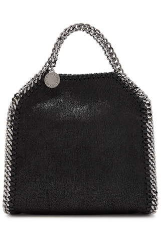 STELLA MCCARTNEY Falabella tiny faux suede tote | Harvey Nichols