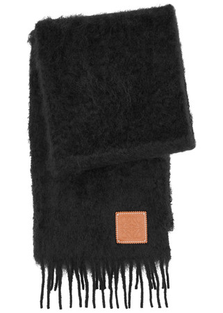 LOEWE Mohair-blend scarf | Harvey Nichols