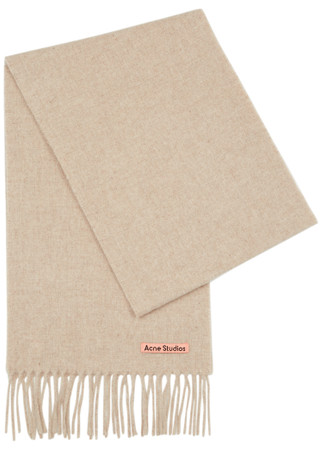 ACNE STUDIOS Canada Skinny wool scarf | Harvey Nichols