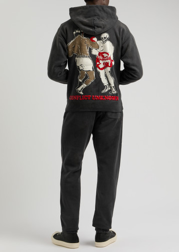 SAINT MXXXXXX Denim Tears Struggle printed hooded cotton