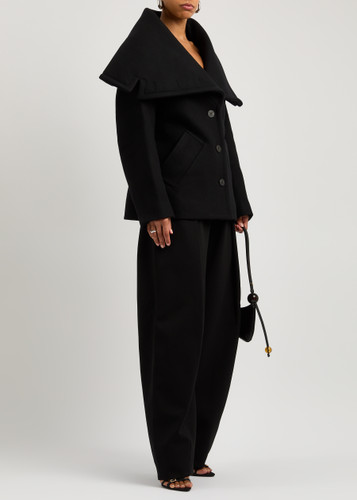 〓JACQUEMUS〓 BLACK HEMP×WOOL JACKET 〓JACQUEMUS〓 BLACK HEMP×WOOL JACKET Jacquemus Wool Jacket In