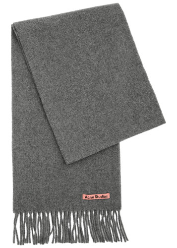 ACNE STUDIOS Canada fringed wool scarf Harvey Nichols