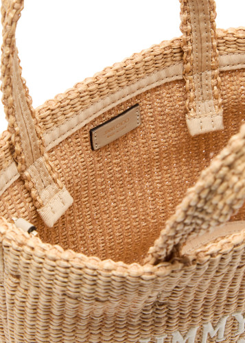 JIMMY CHOO Beach mini raffia tote | Harvey Nichols