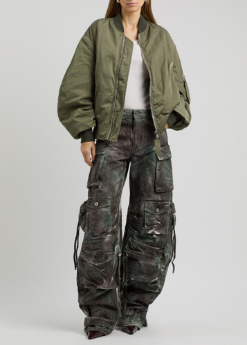 【関税込み】The Attico ブラック Fern ジャケット Shop The Attico Fern Oversized Denim Jacket | Saks Fifth Avenue
