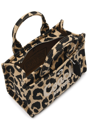 COACH☆leopard-print canvas tote bag トートバッグ【UK発】 COACH☆leopard-print canvas tote bag トートバッグ【UK発】