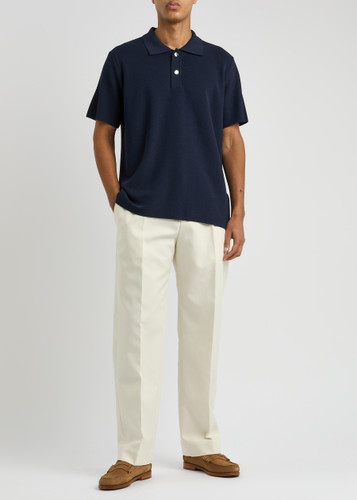 JACQUEMUS ブラック Le polo maille ニットポロXS JACQUEMUS ブラック Le polo maille ニットポロXS Jacquemus Le