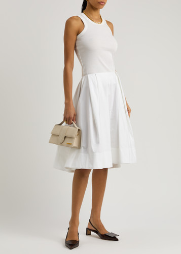 ミニスカート Jacquemus La Jupe Salon White Cotton Skirt JACQUEMUS La Jupe Salon cotton skirt | Harvey Nichols