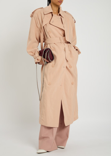 STELLA MCCARTNEY Washed silk trench coat | Harvey Nichols STELLA MCCARTNEY Washed silk trench coat | Harvey Nichols