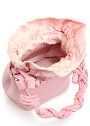GANNI Bou Mini grained leather bucket bag | Harvey Nichols