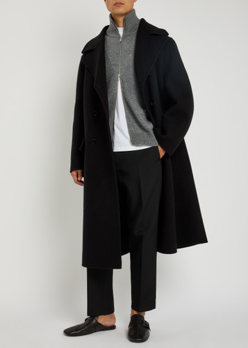 JIL SANDER Double-breasted wool coat | Harvey Nichols JIL SANDER Double-breasted wool coat | Harvey Nichols
