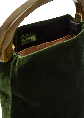 DRIES VAN NOTEN Crisp velvet cross-body bag | Harvey Nichols