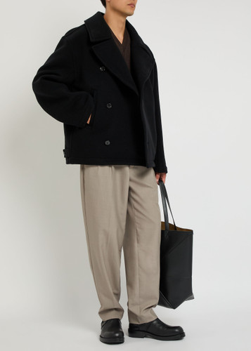 LEMAIRE Boxy Peacoat | Harvey Nichols