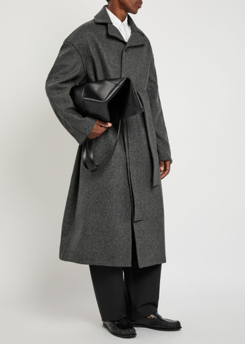 JACQUEMUS Le Manteau Citta belted wool-blend trench coat | Harvey