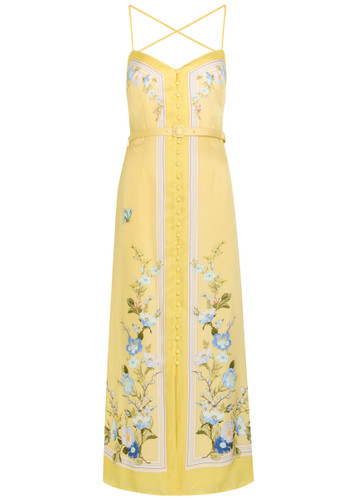 knee length dresses for ladies Dream Sight Lace Satin Maxi Dress