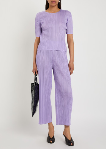 PLEATS PLEASE ISSEY MIYAKE Pleated woven top | Harvey Nichols