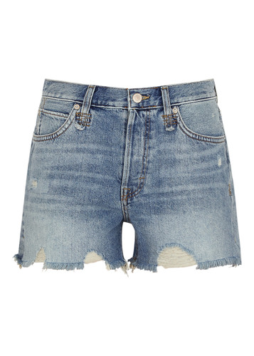 Buy Women Denim Designer Shorts (Light Blue, 36) at Amazon.in