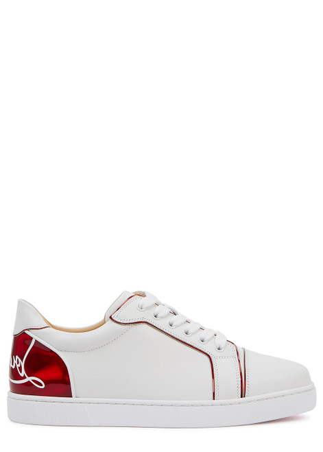 CHRISTIAN LOUBOUTIN-Vieira white leather sneakers