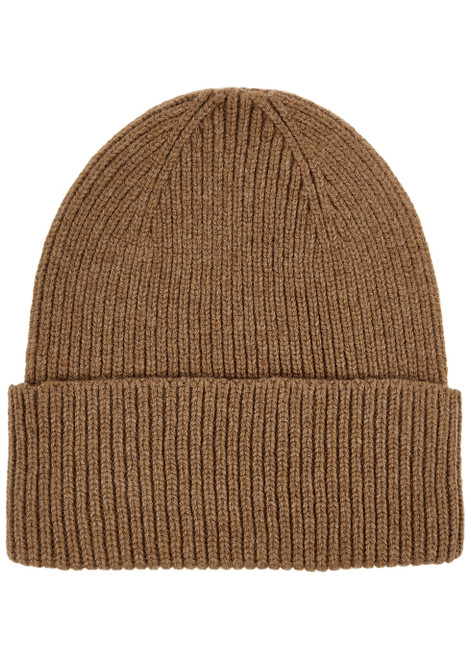 COLORFUL STANDARD-Ribbed wool beanie