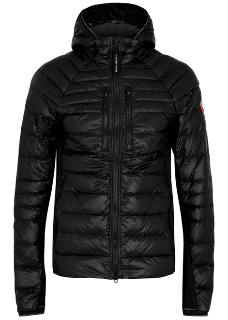 CANADA GOOSE-Hybridge Lite black hooded shell jacket