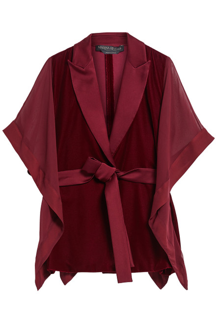 MARINA RINALDI-Velvet jacket