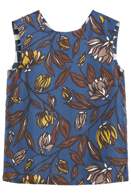 MAX MARA-S max mara - reversible printed silk top