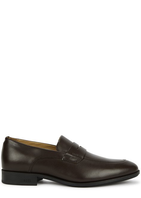 BOSS-Colby leather loafers