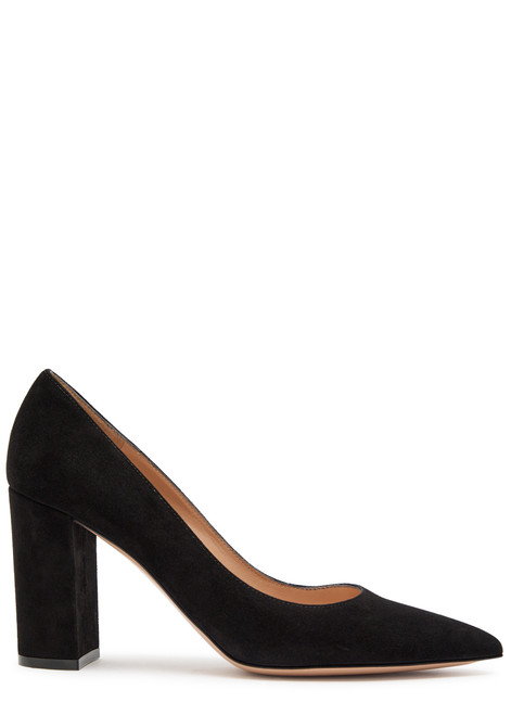 GIANVITO ROSSI-Piper 85 suede pumps 