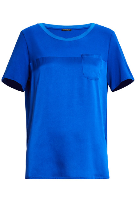 MARINA RINALDI-Satin jersey t-shirt