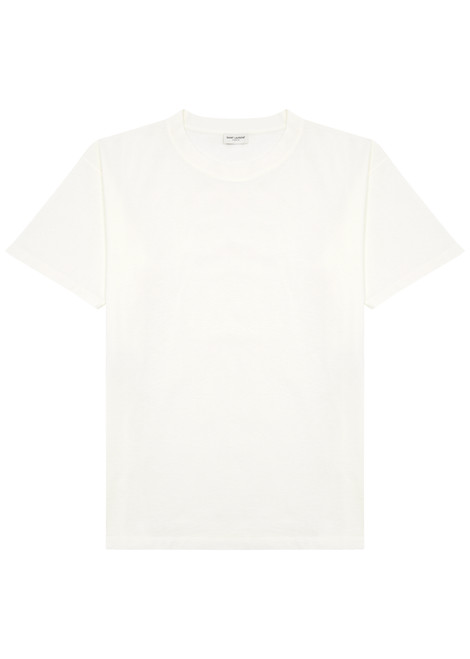 SAINT LAURENT-Cotton T-shirt