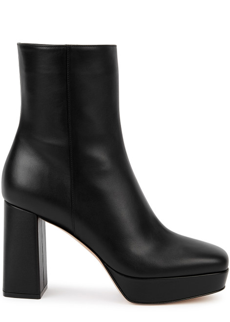 GIANVITO ROSSI-Daisen Vitello 95 leather ankle boots